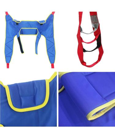 Divided Leg Sling for Elderly Disabled Patient Hoist Sling Stair Transfer Belt Patient Lift Sling Standing Walking Sling Patient Assisted Walking Harness Rehabilitation Aid Gait Blue L Blue Medium - Buy Online on GoSupps.com