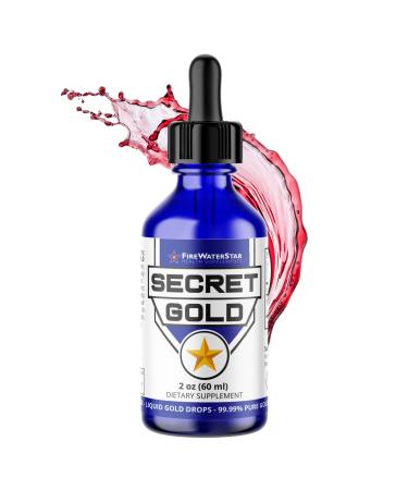 Colloidal Gold - Liquid Gold Drops - Nano Gold - Made from 99.99% Pure Swiss Gold - 100 ppm - Ascension Aid - Brain Boost - Enhance Awareness, Clarity, Dreams, Intuition and Memory