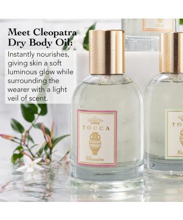 Tocca Cleopatra Scented Dry Body Oil - 3.4 Fl Oz | Grapefruit Jasmine & Vanilla Musk | International Shipping Available - Buy Online on GoSupps.com