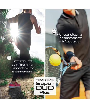 Prorelax Tens/Ems Super Duo Plus Blackline | Electrostimulation Device for Muscle Building & Pain Relief | Dual Therapy & Extensive Accessory Set - Buy Online on GoSupps.com