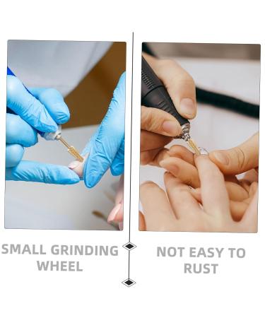 PartyKindom Nail Polisher Nail Art Nail Grinding Tools Pedicure Tools Nails Gel Remover Portable Nail Grinder Manicure Supplies Nail Drill Head Cuticle Drill Bits Plastic Set Electric - Buy Online on GoSupps.com