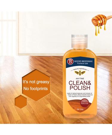 Liquid Beeswax for Wood | Wood Beeswax Furniture Cleaner | Bees Wax for Furniture Wood Polish for Floor Tables Chairs Cabinets for Home Furniture to Protect 3.53oz Shakven - Buy Online on GoSupps.com