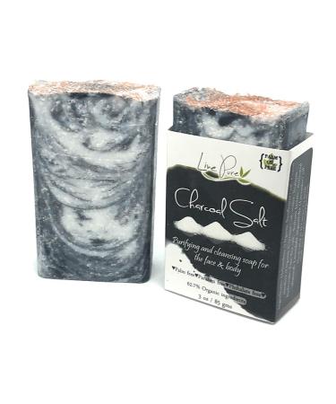 Buy Premium Charcoal Salt Bar - Natural Detoxification & Skin Care | International Shipping Available - Buy Online on GoSupps.com