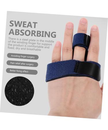 FRCOLOR Hand Splint Support | Middle Finger Brace & Thumb Stabilizer for Broken Fingers - Metal Board Fixed Sleeve for Bowling - Buy Online on GoSupps.com