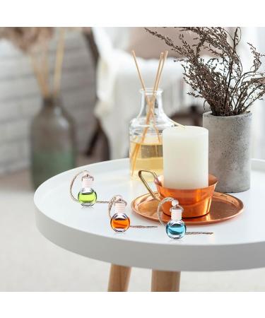20 Pack 8ml Car Hanging Perfume Bottle Car Air Freshener Perfume Empty Bottle Refillable Pendant for Essential Oils Fragrance Aromatherapy Bottle Ornament Decor - Buy Online on GoSupps.com
