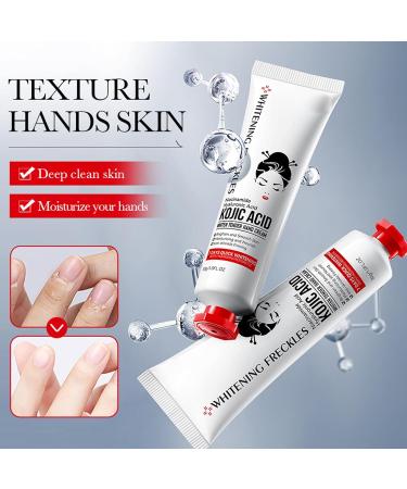 Kojic acid cream kojic acid hand cream kojic acid cream for hands antiaging and even skin tone sun damage and age spots dark spots correction kojic acid - Buy Online on GoSupps.com