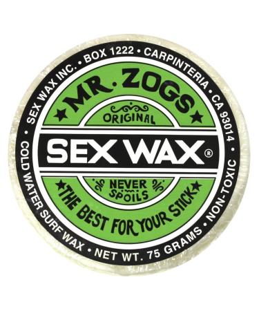 Mr. Zogs Original Sexwax - Cold Water Temperature Coconut Scented (White)