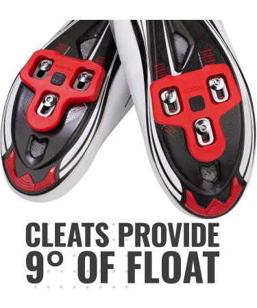 PRO BIKE TOOL Look Delta Bike Cleats - 9 Degree Float - Compatible with Clipless Cycling Shoes for Men & Women - Ideal for Indoor & Outdoor Cycling, Peloton, Spinning & Road Bikes - Buy Online on GoSupps.com