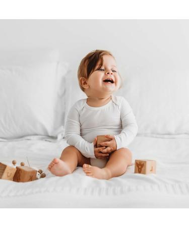 Unisex Baby Long Sleeve Bodysuit for Eczema Relief and Moisturizing | Soothes Dry, Irritated Skin, Reduces Itching | Skincare Clothing with Foldable Mittens 24-36 - Buy Online on GoSupps.com