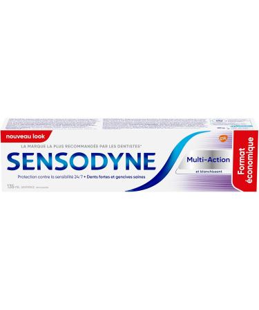 Sensodyne Multi-Action Toothpaste and Deep Clean Daily Toothpaste Bundle for Sensitive Teeth 135 ml (Pack of 1) Multi-Action+Deep clean toothpaste - Buy Online on GoSupps.com