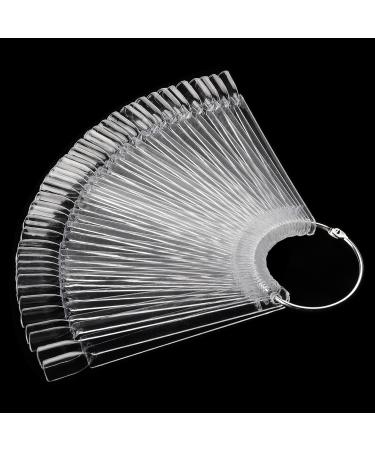 Zeonhei 400-Piece Nail Art Tip Ring Set - Transparent Nail Polish Display & Practice Color Field Sticks for DIY Nail Art & Salon Use - Buy Online on GoSupps.com
