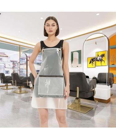 MIKI WELL Hair Stylist Apron - Adjustable Apron with Pockets Milky White - Buy Online on GoSupps.com
