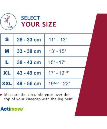 Actimove Arthritis Care Knee Support - Light Compression for Therapeutic Warmth - Beige Large - Buy Online on GoSupps.com