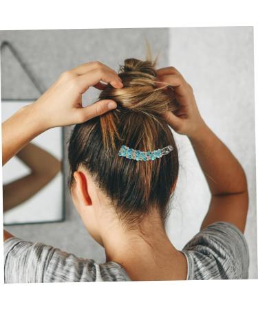 Abaodam Rhinestone Hair Clip Hair Clamp Hair Clips for Fine Hair Comb for Curly Hair Banana Clips Hair Rhinestone Banana Clip Hair Clips for Women Rhinestones Curling Comb Miss Bow Tie - Buy Online on GoSupps.com