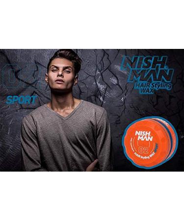 Nish Man Hair Styling Gel 150ml | Ultra Strong Hold for Men | Edge Control, Aqua Wax, & Clay | Sport Scent | Men's Hair Gel - Buy Online on GoSupps.com