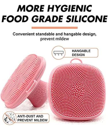 Silicone Facial Cleaning Brush - Deep Clean & Acne Remover | Manual Scrubber Pad | Gentle Pore Cleaning Tool - 1PC Black - Buy Online on GoSupps.com
