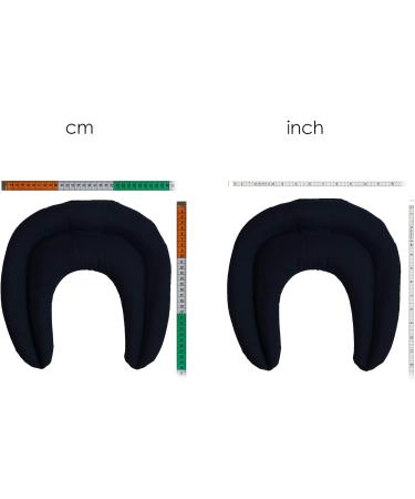 Shop Dark Blue Rapeseed Neck Pillow with Chambers | Heat Pad for Neck Support - Buy Online on GoSupps.com