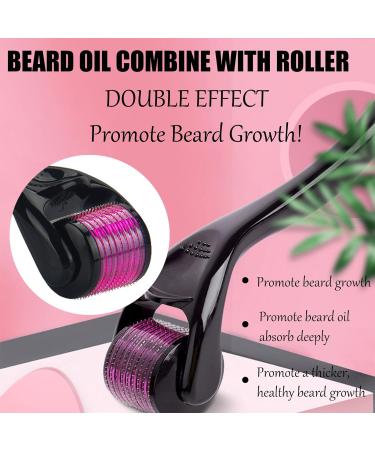 Beard Growth Kit with Derma Roller & Beard Oil Serum for Men | Grooming & Hair Growth | Rapid Grow & Thickening | Type1 - Buy Online on GoSupps.com