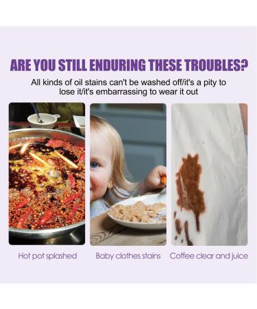 Fourpeopeo Active Enzyme Laundry Stain Remover 5 fl.oz Active Enzyme Laundry Stain Remover White Shirt Guardian Active Enzyme Stubborn Clothing Oil Stain Remover for Clothes (1-Pack 5 fl.oz) - Buy Online on GoSupps.com