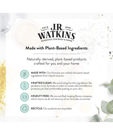 J.R. Watkins No-Rinse Foaming Hand Cleanser 6-Pack - All Natural, Alcohol-Free, Unscented 1.6 fl oz - Bathroom & Kitchen Foam Cleaner - Buy Online on GoSupps.com