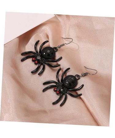 VANZACK 3 Pairs Spider Eardrops Drop Earrings for Women & Men - Halloween Costume Party Supplies - Buy Online on GoSupps.com