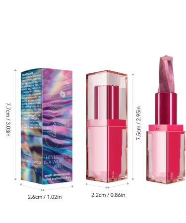Glitter lipstick red glitter lipstick | Makeup Lipstick Long-lasting lipstick Waterproof cosmetics Highly pigmented for women and girls - Buy Online on GoSupps.com