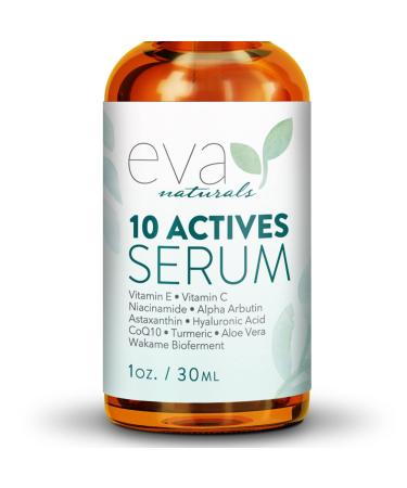 Skin Brightening Serum for Women - Facial Serums for Glowing Skin with Vitamin C  Hyaluronic Acid  Niacinamide  and Vitamin E - Dark Spots Remover for Face - Sun Spot Remover for Face Serum Corrector - Buy Online on GoSupps.com