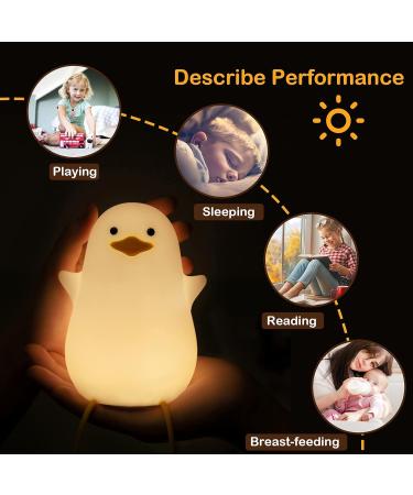 CooPark LED Duck Night Light - Timer, Dimmable, USB Rechargeable - Buy Online on GoSupps.com