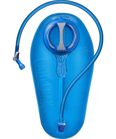 CamelBak Crux 3-Liter Water Reservoir - Hydration Bladder - Faster Water Flow Rate - Leak-Proof Water Bladder - Ergonomic Shape - Big Bite Valve - BPA-Free - 100 Ounces, Blue
