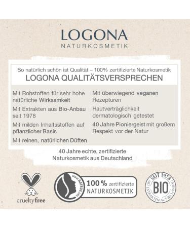 Logona Organic Eye Makeup Remover with Aloe Vera & Almond Oil - 125ml | Gentle, Vegan, Waterproof Makeup Remover - Buy Online on GoSupps.com