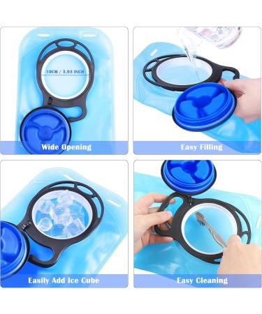 2L BPA-Free Drinking Bladder Bag for Backpack | Leak-Proof Water Bladder with Hose for Hiking Biking & Running - Buy Online on GoSupps.com