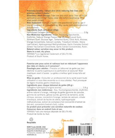 NOW Solutions Collagen Jelly Beauty Complex Sweet Orange 20g x 10 sticks - Buy Online on GoSupps.com