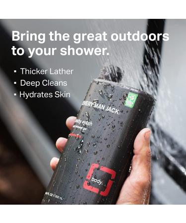 Every Man Jack Collection Body Wash Gift Set - Cedarwood, Sandalwood, Citrus, Sea Salt Fragrances - 4 Full-Sized Bottles in Collectors Box - Buy Online on GoSupps.com