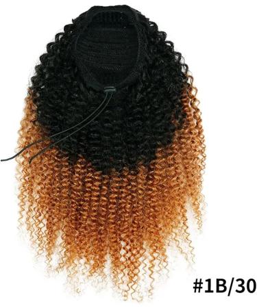 Ponytail Extension Afro Puff Drawstring Ponytail Extension 14-22 Afro Kinky Curly Human Hair Pony Tail for Black Women #1B/30 Remy Hair Drawstring Ponytail Hair Pieces Ponytail Hairpiece for Women ( 14inches - Buy Online on GoSupps.com