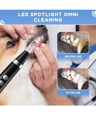 UltraSonic Tartar Remover for Dogs & Cats | Pet Tooth Cleaner Set | Fight Bad Breath & Gum Infections - Buy Online on GoSupps.com