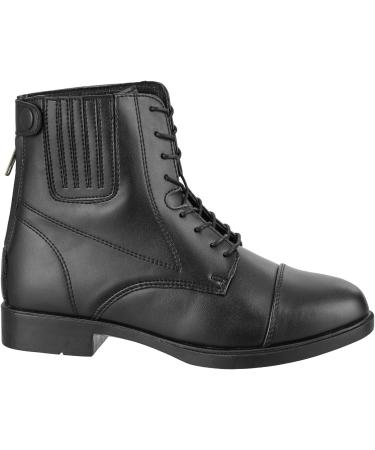 RL24 Winter Jodhpur Riding Boots - COMPANION BZ Lace Synthetic Leather for Kids Women & Men (Size 29-46) - Stylish Black Equestrian Footwear - Buy Online on GoSupps.com