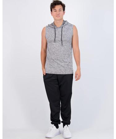 3 Pack Men's Dry-Fit Active Hooded Tank Top - Medium Set 5 - Buy Online on GoSupps.com
