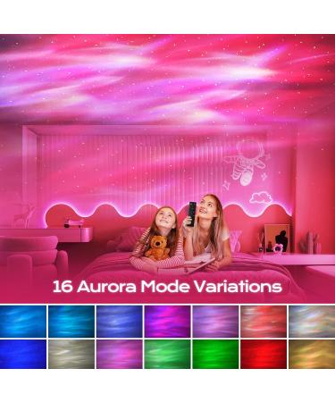 Fulls Starehild Posor - LED Galaxy Projector with Timer & Remote Control for Kids | Northern Lights Night Light for Bedroom D cor & Gifts | Pink - Buy Online on GoSupps.com