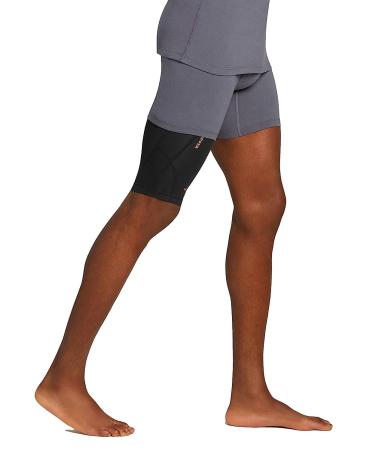 Tommie Copper Performance Compression Quad Sleeve - Unisex - Black - Medium - Buy Online on GoSupps.com