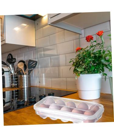 GLEAVI 2pcs Box Refrigerator Fridge Egg Dispenser Fresh-keeping Egg Bag Egg Box Shipping Box Multi-layer Whitex2pcs 27.5x13cmx2pcs - Buy Online on GoSupps.com