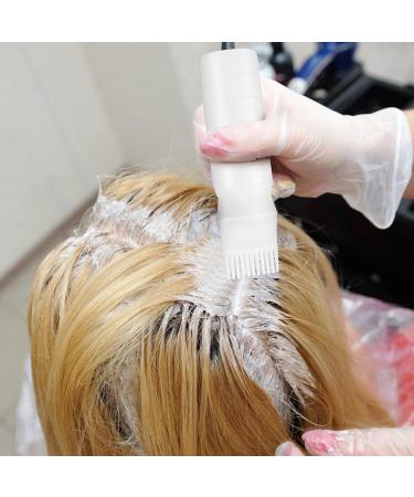 Lurrose Root Comb Applicator Bottle 4 Pack 6 Ounce - Hair Dye Brush with Graduated Scale - Buy Online on GoSupps.com