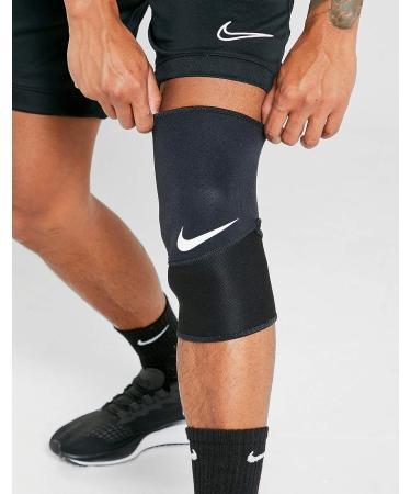 Nike Unisex Closed Patella Knee Brace - Medium Black/White - Buy Online on GoSupps.com