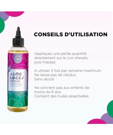 Shandrani Easy Pouss Paris Aloe Locks Serum 250ml | Repair Strengthen & Moisturise Hair | Soothes Itchy Scalp - Buy Online on GoSupps.com