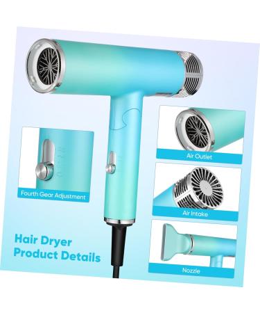 TOVINANNA Foldable Hair Dryer Foldable Blow Dryer Hair Dryer for Curly Hair Travel Diffuser Brushless Motor - Buy Online on GoSupps.com