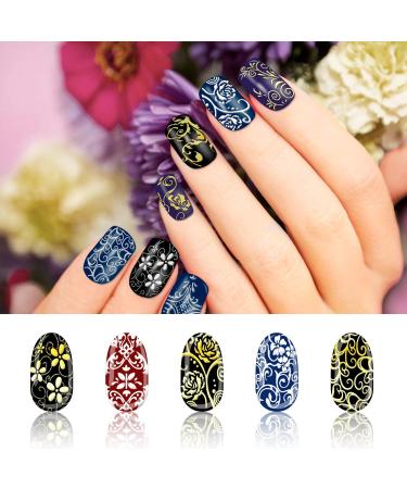 108Pc 3D Silver Flower Nail Art Stickers Decals - DIY Decoration Tools - Buy Online on GoSupps.com