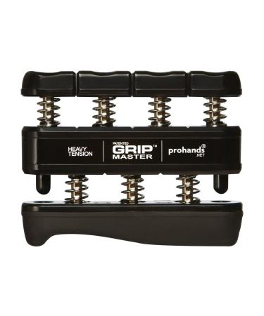 PROHANDS Gripmaster Hand Exerciser Finger Exerciser (Hand Grip Strengthener) Spring-Loaded Finger-Piston System Isolate & Exercise Each Finger 9 Heavy - 9lb