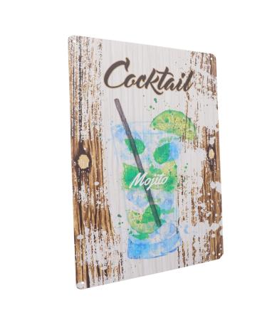 Abaodam Vintage Tin Painting Home Decor Men Decor Wall Art Decor Home Bar Signs Rock and Roll Metal Wall Man