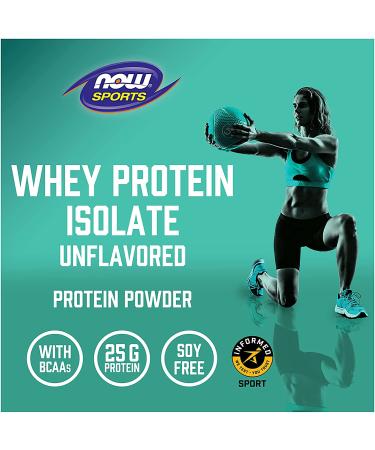 Now Foods Sports Whey Protein Isolate Unflavored 1.2 lbs (544 g) - Buy Online on GoSupps.com