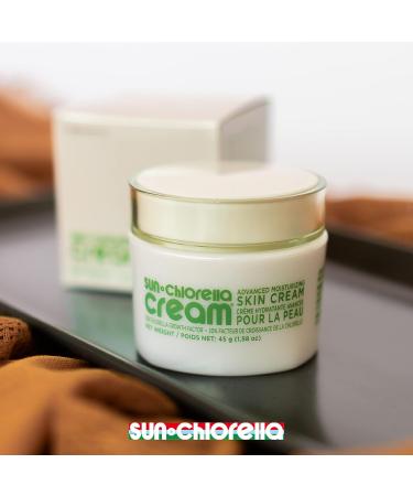 Sun Chlorella Cream Face Moisturizer - Deep Hydration & Anti-Aging - Natural Skin Care for Radiant Glow - Paraben Free 1.58oz - Buy Online on GoSupps.com
