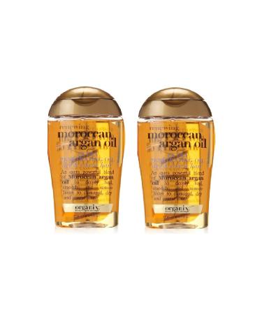 (OGX) Organix Moroccan Argan Oil Penetrating Oil Extra 3.3oz (Set of 2) 3.3 Fl Oz (Pack of 2)